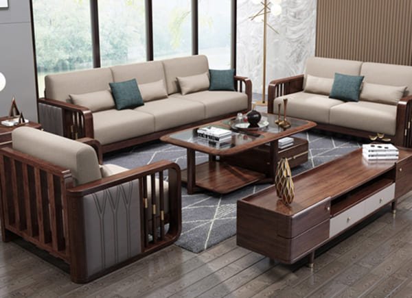 Ưu điểm sofa gỗ phòng khách