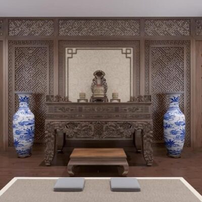 Nội Thất Căn Hộ Gỗ Óc Chó