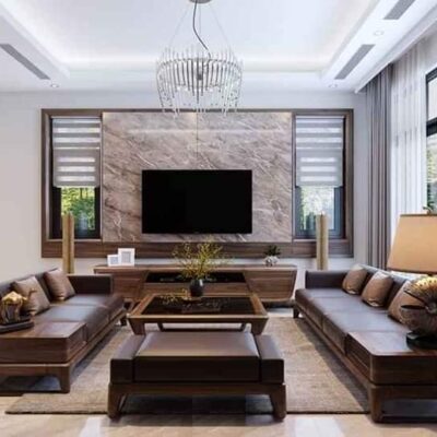 Nội Thất Căn Hộ Gỗ Óc Chó
