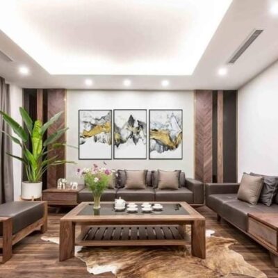 Nội Thất Căn Hộ Gỗ Óc Chó