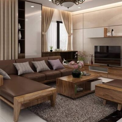 Nội Thất Căn Hộ Gỗ Óc Chó