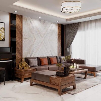 Nội Thất Căn Hộ Gỗ Óc Chó