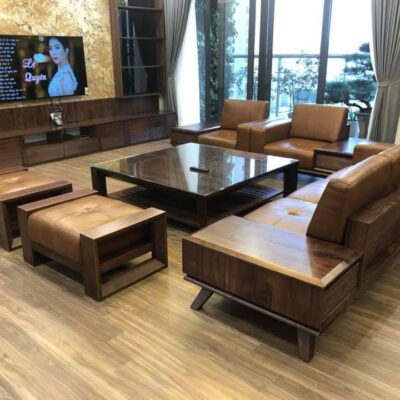 Nội Thất Căn Hộ Gỗ Óc Chó