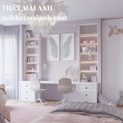 Phòng Ngủ 2 Giường Cho Bé
