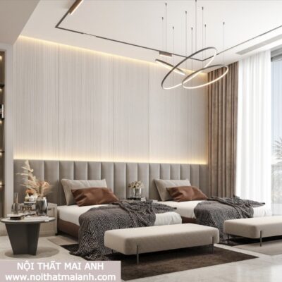 Phòng Ngủ 2 Giường Cho Bé