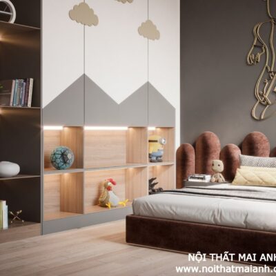 Phòng Ngủ 2 Giường Cho Bé