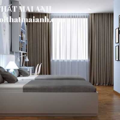 Phòng Ngủ 2 Giường Cho Bé